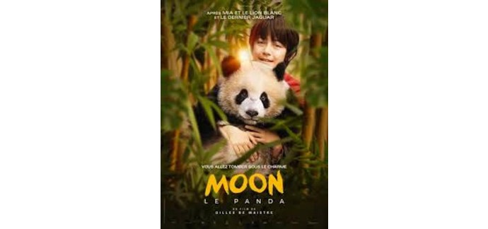 MaFamilleZen: 8 lots de 2 places de cinéma pour le film "Moon le Panda" à gagner