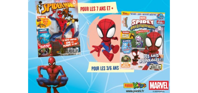 Citizenkid: 10 lots de 2 magazines Panini "Spider-Man" à gagner