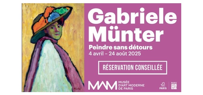 Arte: 5 lots de 2 invitations pour l’exposition "Gabriele Münter - Peindre sans détour" à gagner
