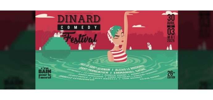 Rire et chansons: 1 séjour à Dinard afin d'assister au Dinard Comedy Festivall à gagner