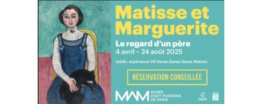 Arte: 5 lots de 2 invitations pour l’exposition "Matisse et Marguerite, le regard d’un père" à gagner