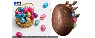 France Bleu: 1 œuf en chocolat personnalisé Jeff de Bruges à gagner