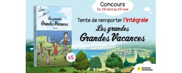 Familiscope: 5 albums BD "Les grandes vacances" à gagner