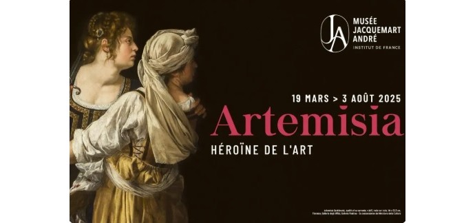 Europe1: Des invitations pour l'exposition "Artemisia, héroïne de l'Art" au musée Jacquemart-André à gagner