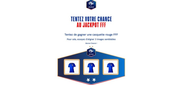 Boutique Officielle FFF: 12 casquettes rouges de la FFF à gagner