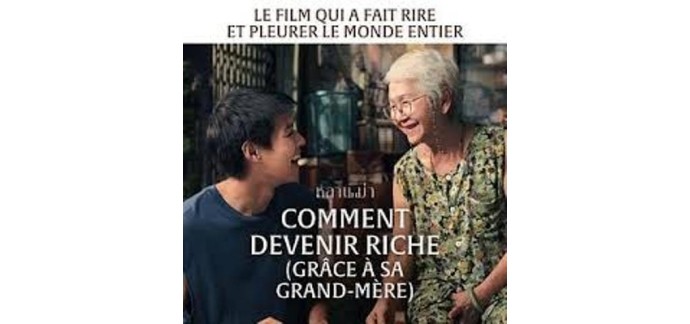 MaFamilleZen: 5 lots de 2 places pour le film "Comment devenir riche (grâce à ma grand-mère)" à gagner