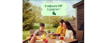 Center Parcs: 3 séjours à Center Parcs à gagner