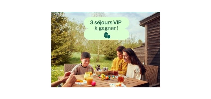 Center Parcs: 3 séjours à Center Parcs à gagner