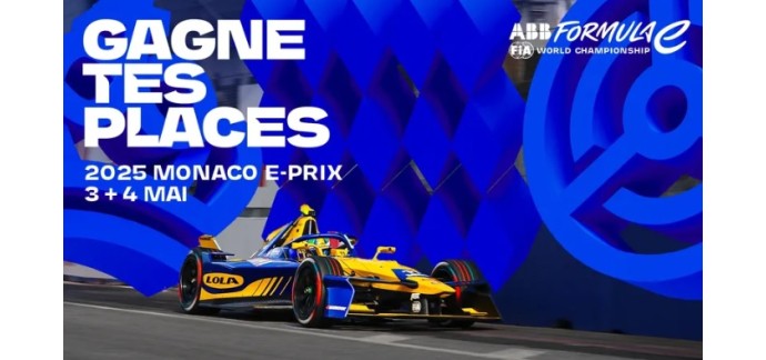 BFMTV: 10 lots de 2 invitations pour assister aux courses du Monaco E-Prix 2025 à gagner