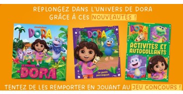 Hachette: 3 lots de 3 livres jeunesse "Dora" à gagner