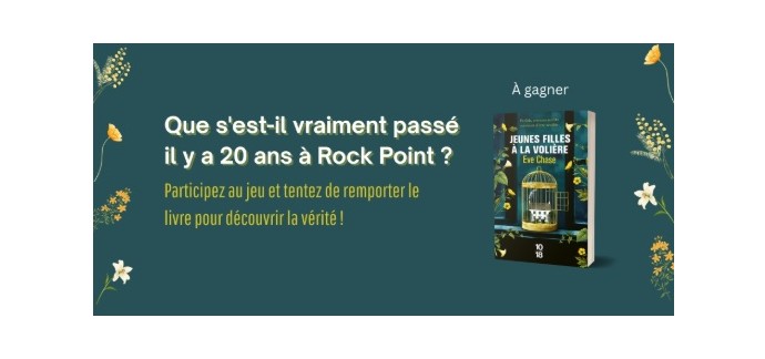 Robert Laffont: 5 romans "Jeunes filles à la volière" de Eve Chase à gagner