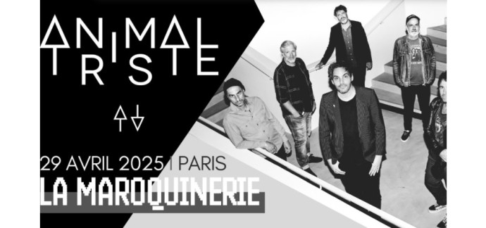 Rollingstone: 3 lots de 2 invitations pour le concert d’Animal Triste à gagner 