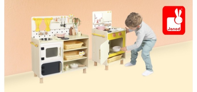 Femme Actuelle: 10 exemplaires de la Cuisine en bois Mamie Soleil JANOD à gagner