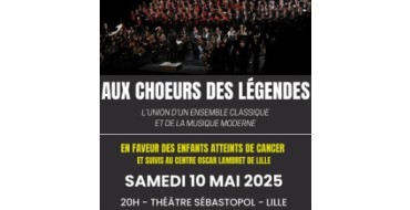 Weo: 1 lot de 2 invitations pour le concert caritatif "Aux Chœurs des légendes" à gagner