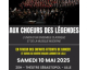 Weo: 1 lot de 2 invitations pour le concert caritatif "Aux Chœurs des légendes" à gagner