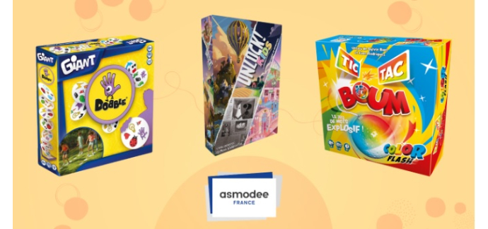 Femme Actuelle: 12 lots de 3 jeux de société Asmodee à gagner