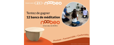 Voici: 12 bancs de méditation à gagner