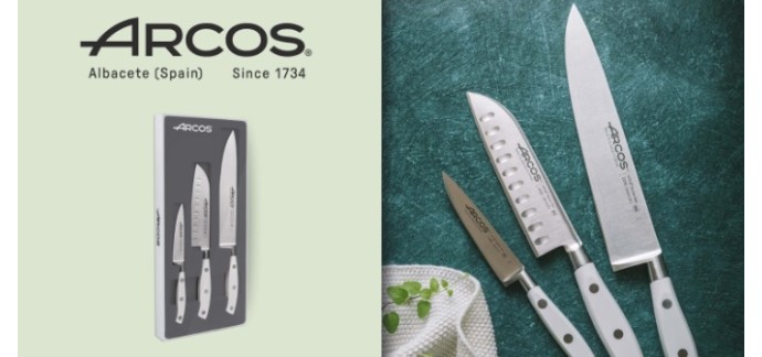Cuisine Actuelle: 4 sets de couteaux Riviera Blanc ARCOS à gagner