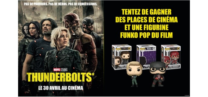 TF1: Des places pour le film "Thunderbolts + 1 figurine Funko Pop "Sentry" à gagner