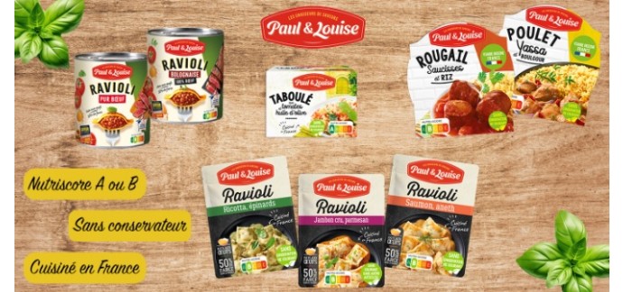 Femme Actuelle: 24 lots gourmands Paul & Louise à gagner