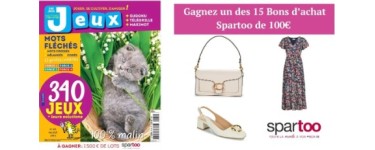 Notre Temps: 15 bons d'achat Spartoo à gagner