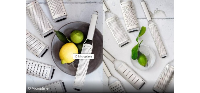 Le Journal des Femmes: 1 lot de râpes Microplane à gagner