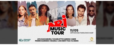 NRJ: 100 lots de 2 invitations pour le concert "NRJ Music Tour" à gagner