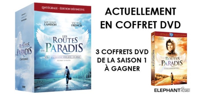 Ciné Média: 3 coffrets DVD de la série "Les Routes du Paradis - saison 1" à gagner