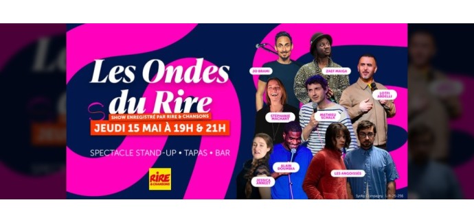 Rire et chansons: 2 lots de 2 invitations pour le spectacle du Smile Comedy Club à Nantes à gagner