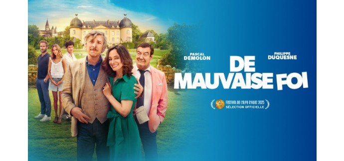 TF1: 10 lots de 2 places de cinéma pour le film "De mauvaise foi" à gagner