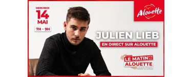 Alouette: Des invitations pour rencontrer Julien Lieb dans les studios d'Alouette aux Herbiers à gagner
