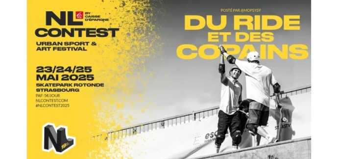 BFMTV: 5 lots de 2 invitations pour le NL Contest à Strasbourg à gagner