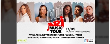 NRJ: 10 lots de 2 invitations pour le concert "NRJ Music Tour" à Lyon à gagner