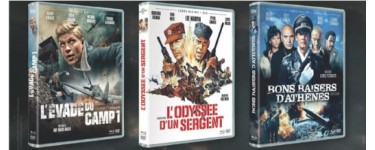 Culturopoing: 3 lots de 3 Blu-Ray/DVD de films de guerre à gagner
