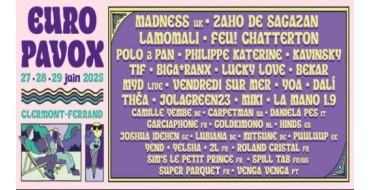 Arte: 1 lot de 2 pass 3 jours pour le festival "Europavox" à Clermont-Ferrand à gagner