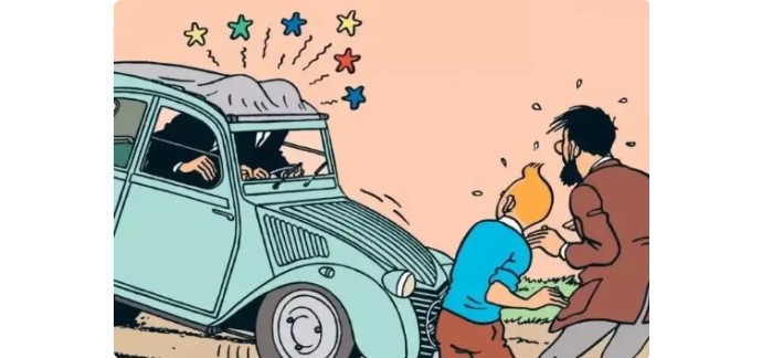 Europe1: Des entrées à l'exposition "En voiture avec Tintin" au Musée National de l'Automobile à gagner