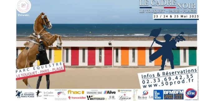 BFMTV: 1 lot de 2 invitations pour le Gala du Cadre Noir au Touquet-Paris-Plage à gagner