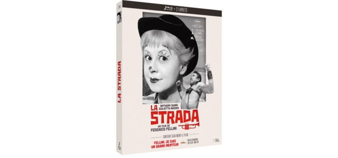 Les Chroniques de Cliffhanger & co: 2 Blu-Ray du film "La Strada" à gagner