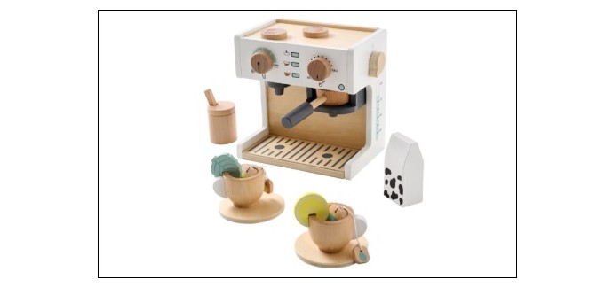 LeFooding: 1 jouet en bois "Machine à café et à thé" à gagner
