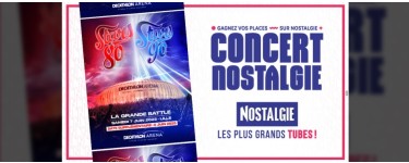 Nostalgie: 4 lots de 2 invitations pour les concerts "Stars 80/90 : La Grande Battle" à gagner