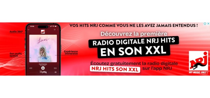 Nrj Play: 5 lots de 2 pass pour le Festival du Cinéma et de Musique de Film à gagner