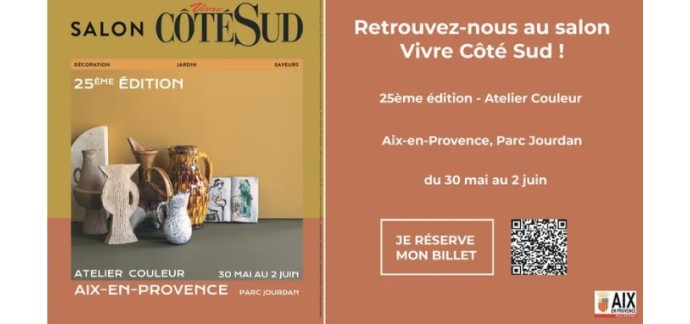 BFMTV: 3 lots de 2 pass de 3 jours pour le salon "Vivre Côté Sud"  à gagner