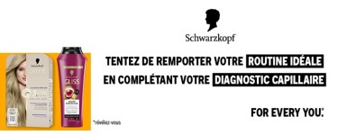 La Belle Adresse:  20 routines capillaires Schwarzkopf à gagner