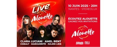 Alouette: Des invitations pour le concert Live Alouette à Nantes à gagner