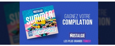 Nostalgie: 3 albums CD de la compilations "Nostalgie Summer" à gagner