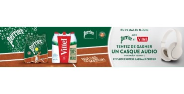 Croquons la Vie: 1 casque audio + des sacs Perrier x Roland-Garros + des lots de verres Perrier à gagner