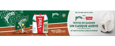 Croquons la Vie: 1 casque audio + des sacs Perrier x Roland-Garros + des lots de verres Perrier à gagner