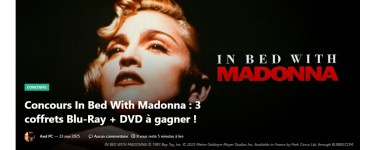 L'Info Tout Court: 3 coffrets Blu-Ray du documentaire "In bed with Madonna" à gagner