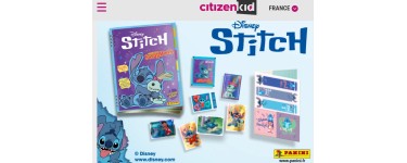 Citizenkid: 10 lots d'album Panini "Stitch" et boîte de 36 pochettes de stickers à gagner
