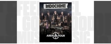 Chérie FM: 2 lots de 2 invitations pour le concert d'Indochine à Paris à gagner
